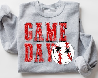 Red Game Day High School bundle, Game Day sports bundle, softball baseball basketball 300 dpi, School digital design shirt design