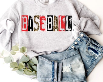 Grunge Baseball digital design, Red Baseball school spirit png, dtf digital design, dtg digital design, shirt design shirt design