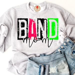 Band mom printable file for shirts, band mom png, band design for shirts, 300 dpi for dtf and sublimation