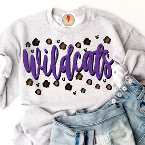 Wildcats High School Mascot, Wildcats Mascot 300 dpi, School Mascot digital design shirt design