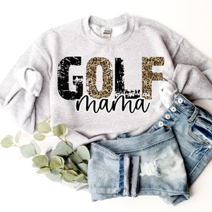 Golf Mama PNG, Leopard Print, Sublimation Design (300 DPI) bild 3