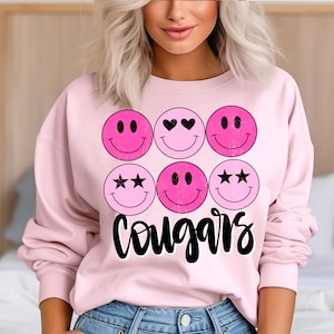 Pink School Mascot, Pink game day png, pink mascot shirt design, 300 dpi for dtf and sublimation