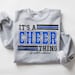 Blue and Black Cheer Png, It’s a Cheer Thing Mascot, Varsity Cheer ...