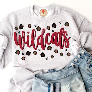 Wildcats High School Mascot, Wildcats Mascot 300 dpi, School Mascot digital design shirt design