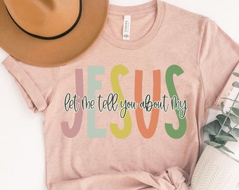 Christian Shirt Design PNG, Jesus, Sublimation (300 DPI)