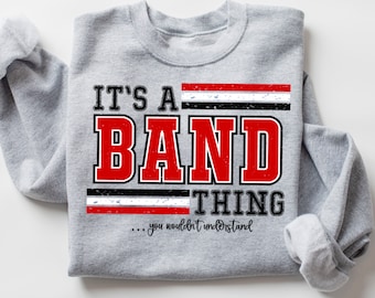 Band mom printable file for shirts, band mom png, band design for shirts, Red band mom 300 dpi for dtf and sublimation marching band png