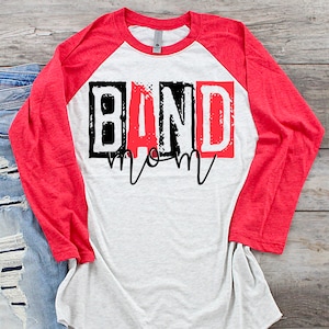 Band mom printable file for shirts, band mom png, band design for shirts, 300 dpi for dtf and sublimation