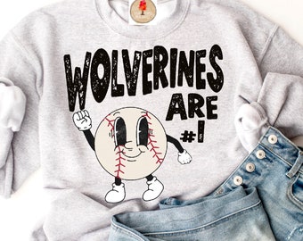 Wolverines High School Mascot, Wolverines Mascot 300 dpi, School Mascot digital design shirt design
