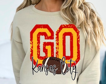 Kansas City png, Kansas City shirt design, printable football design, kansas city printable design, 300 dpi png for dtf or sublimation