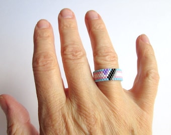 asexual ring etsy