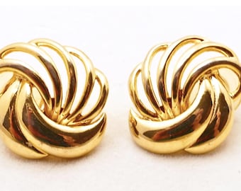 TAT Gold Knot Earrings