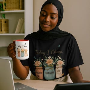 Inspirierende Akzent-Kaffeetasse - Zitat Becher, Geschenk für Freunde, Innendekoration, Motivationstasse, Teetasse