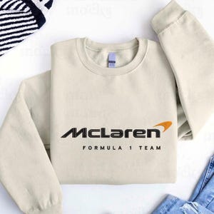 Embroidered McLaren Formula 1 Legend T-Shirt, McLaren Lando Norris Sweatshirt, Lando Norris Sweatshirt, McLaren Merch