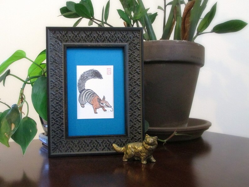 Watercolor Art ACEO Numbat Archival Print