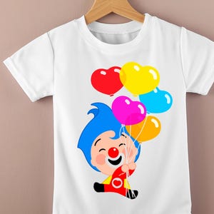 Plim Plim Clown Clipart Bundle, High-Resolution PNG (Digital Download) image 8