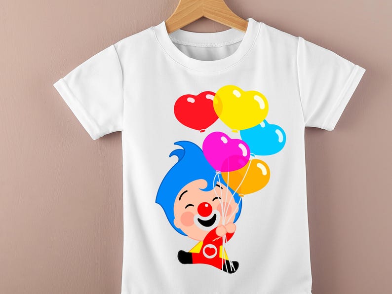Plim Plim Clown Clipart Bundle, High-Resolution PNG (Digital Download) image 8
