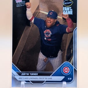 2025 ToppsNOW Justin Turner June 12 "Fan of the Game" Custom Baseball Card
