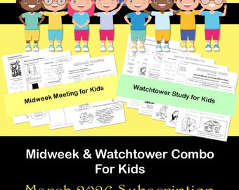 Midweek (OCLM) & Watchtower Meeting for Kids March 2026 Subscription