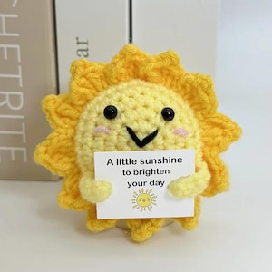 Crochet Succulentes Positives,Crochet Cactus Positif - Soutien émotionnel Peluche Cactus Capybara - Décoration De Jouet De Tricotée D'encouragement Drôle Et Mignon De