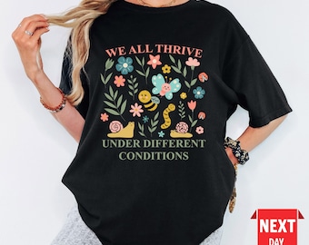 Neurodiversity Comfort Colors T-Shirt: Special Education Teacher, Mental Health