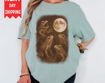 Vintage Comfort Colors Frosch-T-Shirt: Retro-Mystisches Kröten-Design