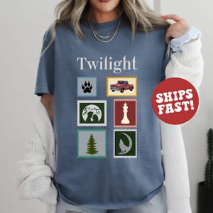Vampir Romanze Grafik Tee: Retro Wolf Pack Shirt, Twilight Fan Geschenk