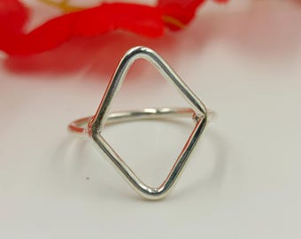 Sterling Silver Spiral Ring: Handmade Minimalist Swirl Jewelry