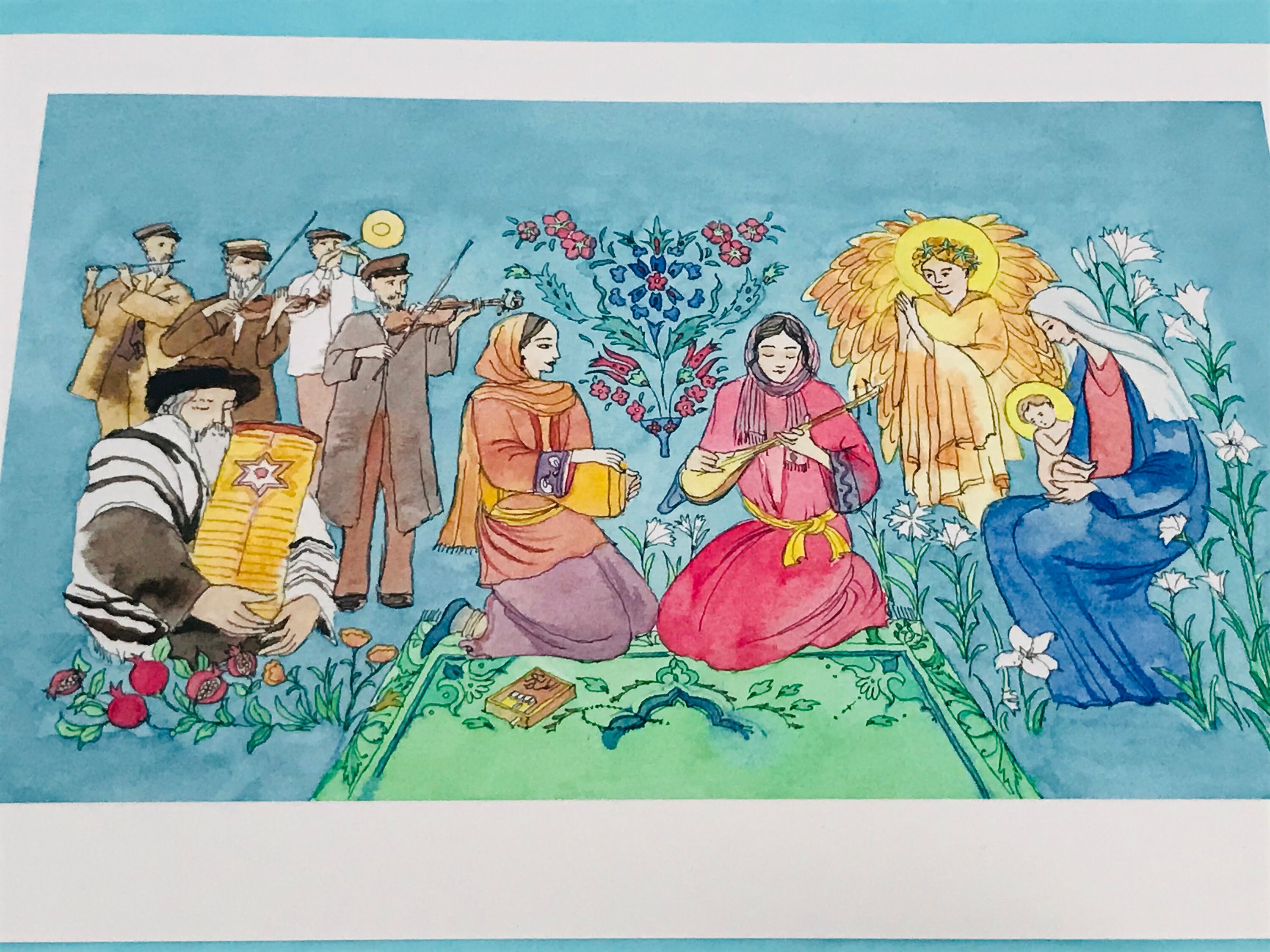 Religious Expression Spirituality Painting-religious Painting-musicians Painting-klezmer ...