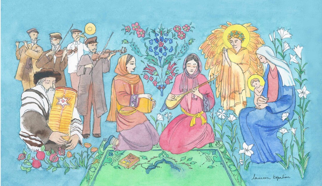 Religious Expression Spirituality Painting-religious Painting-musicians Painting-klezmer ...