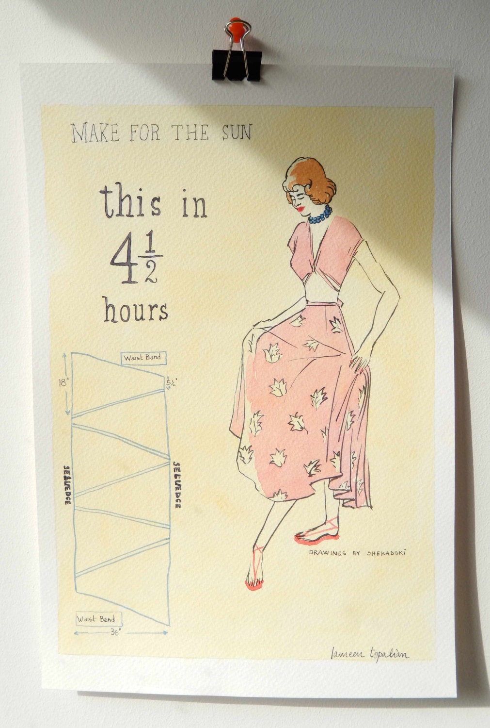 Vintage sewing patternfashion design paintingfashion design Etsy Kantha traditional embroidery from india