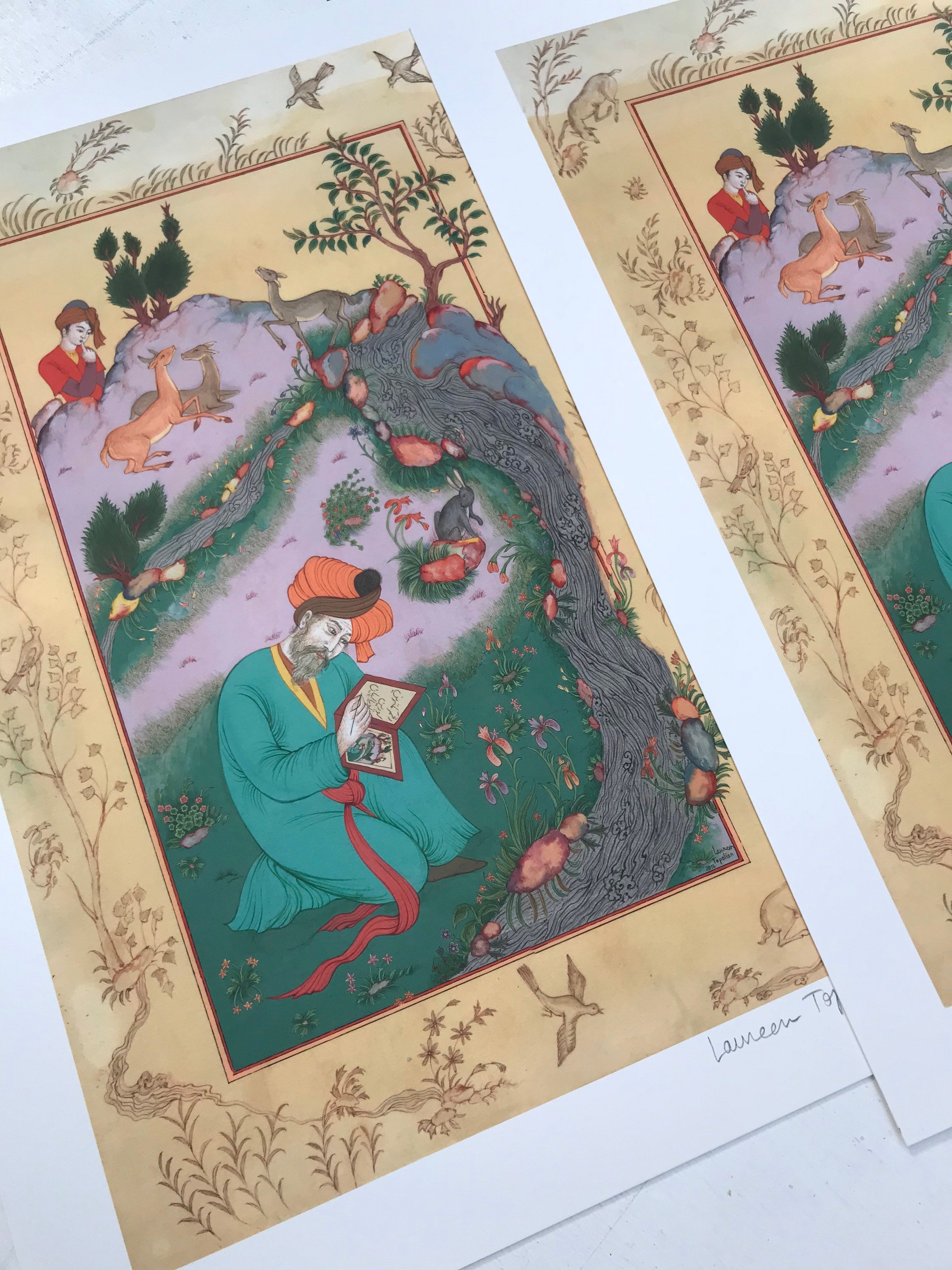 Persian Painting/original Persian Miniature Print-iranian