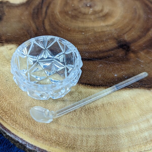 Glass Salt Cellar Etsy