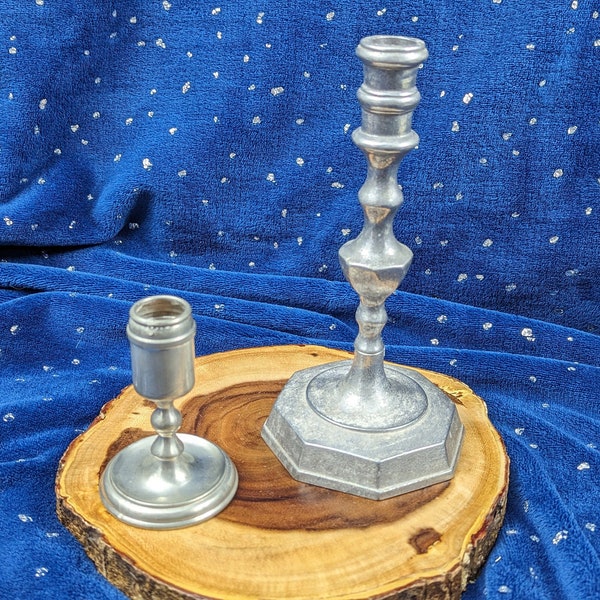 Pewter Candle Holder Etsy