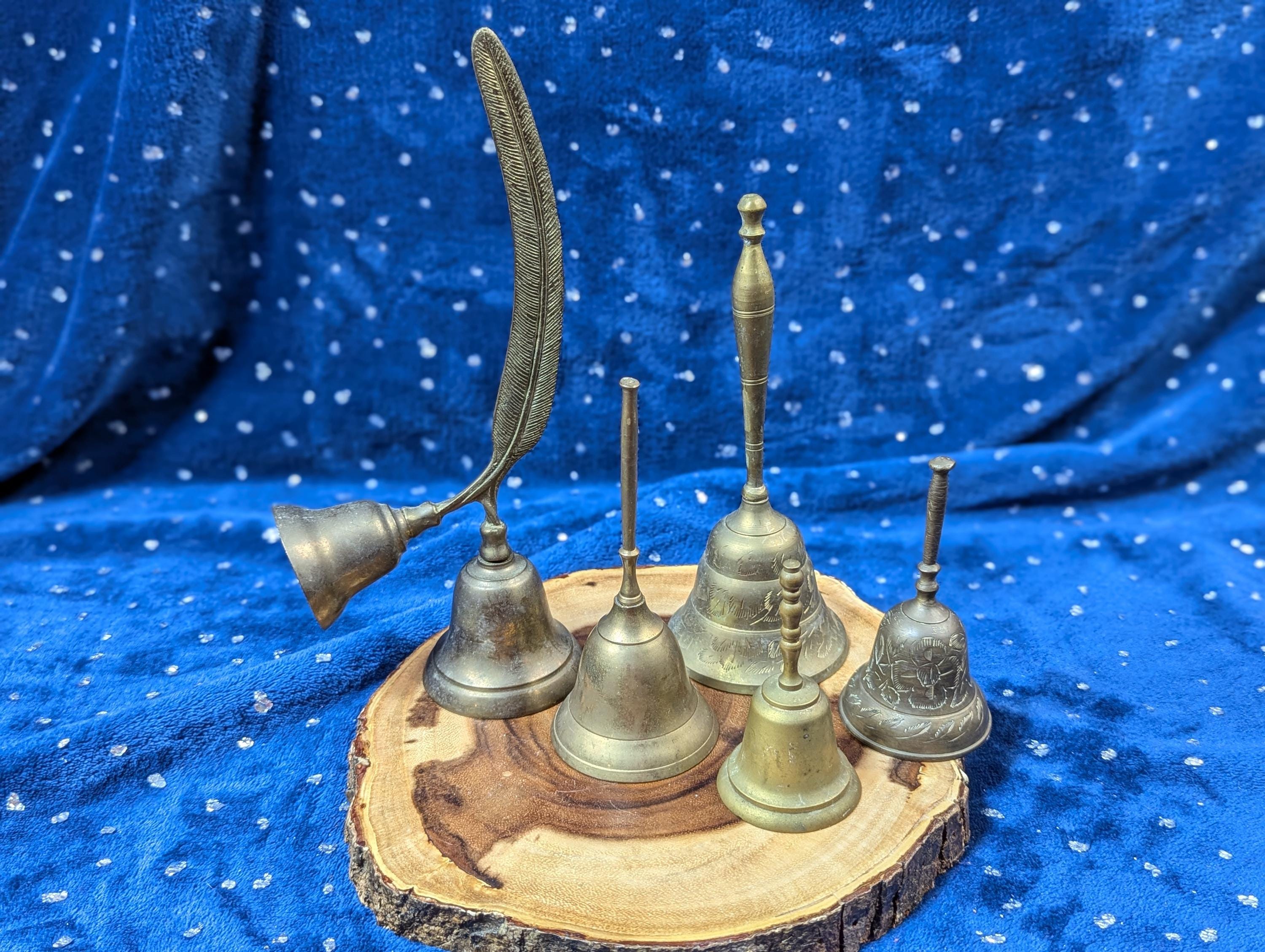 Vintage Brass Bells - Choose Your Favorite - Witchy Tools - Altar Accessories - Ritual Ceremonial Accoutrements