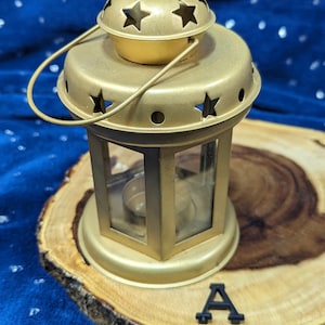 Star Cut Out Lanterns & Candleholders with Glass Panels - Unique Vintage Tool - Vintage Curiosity