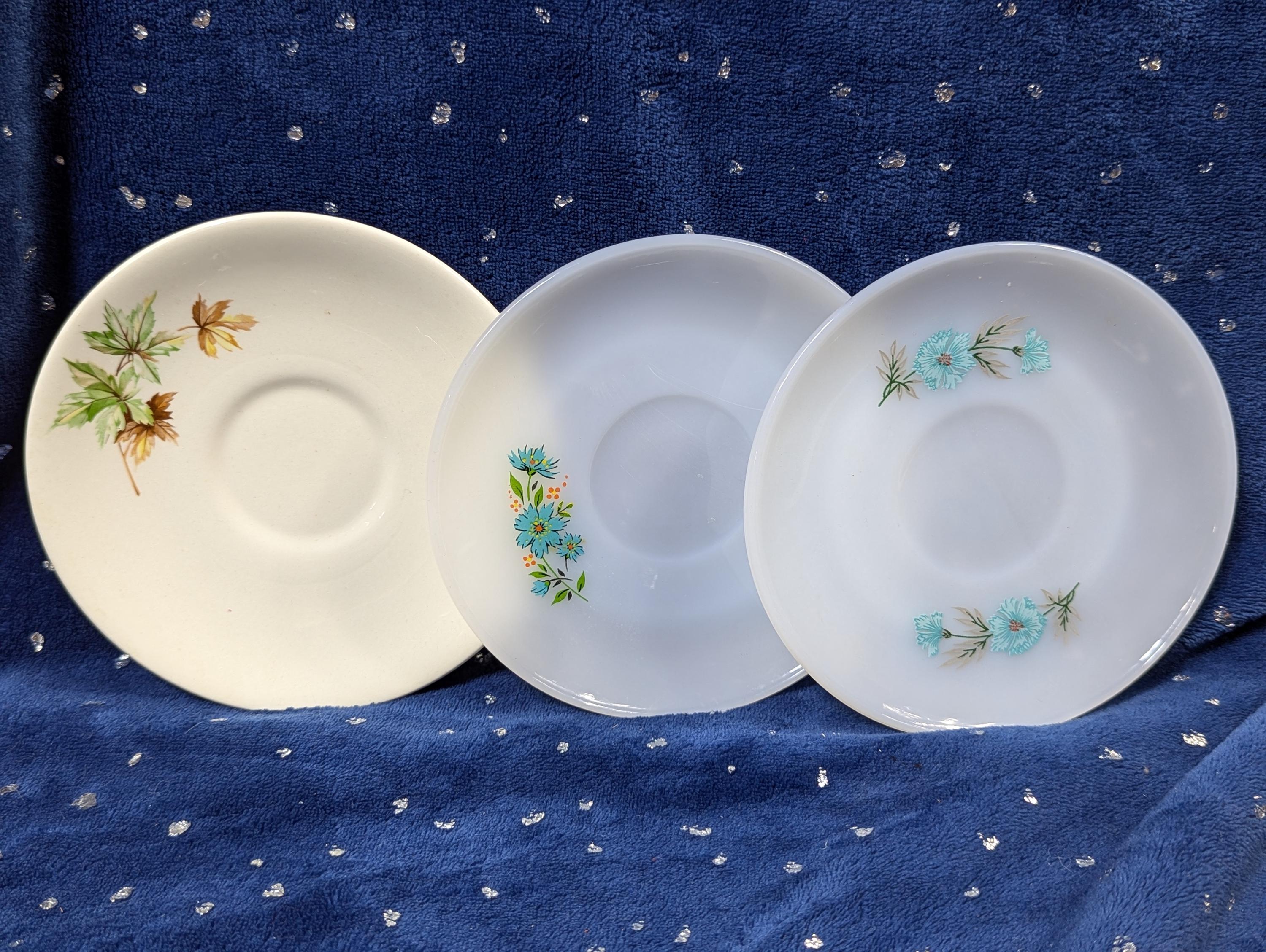 Vintage Floral Saucer: Repurposed Incense Holder - Sold