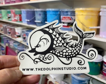 Dolphin Studio Logo Sticker