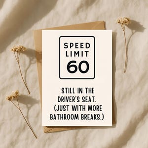 Funny Getting Old Card – Birthday Card for Adult Friend – Aging with Humor – Best Laugh Card for Men or Women, Funny Card for Milestone