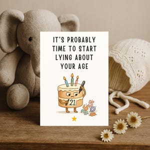 Sarcastic Milestone Birthday Card – Funny Age Joke Greeting for Friends, Siblings, Coworkers – Sarcastic Adult Humor Birthday Gift Idea