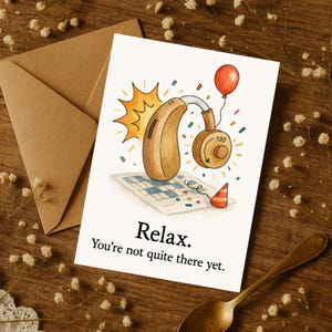 Funny Aging Birthday Card – Snarky Adult Greeting Card – Perfect Funny Card for Aging Friends, Funny Milestone Gag Card for Birthday
