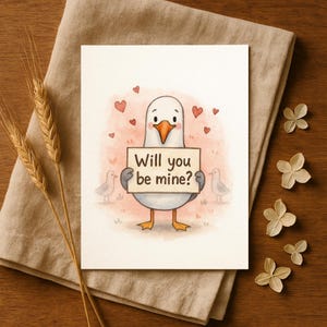 Cute Proposal Card, She Said Yes Card, Pop the Question Greeting, Engagement Announcement, Romantic Proposal Keepsake, Engagement Gift