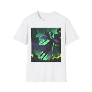 Mystical Sorceress Graphic Tee: Witchy Unisex Softstyle T-Shirt