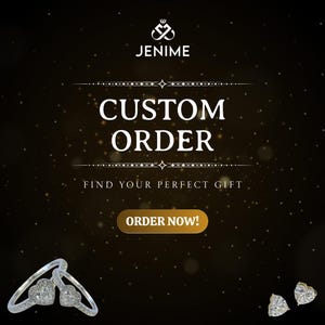Custom Ring Design | CAD Service | Customize Engagement Ring | Custom Wedding Band | Handmade Unique Ring | Designed By Jenime Jewel