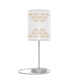 Elegant Gold Leaf Table Lamp, Modern Decorative Lamp, Home Decor Lighting, Gift for Housewarming, Minimalist Room Accent