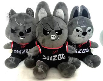 SKZOO Dark Mode Fanmade 3RACHA 40CM Plushies - Etsy