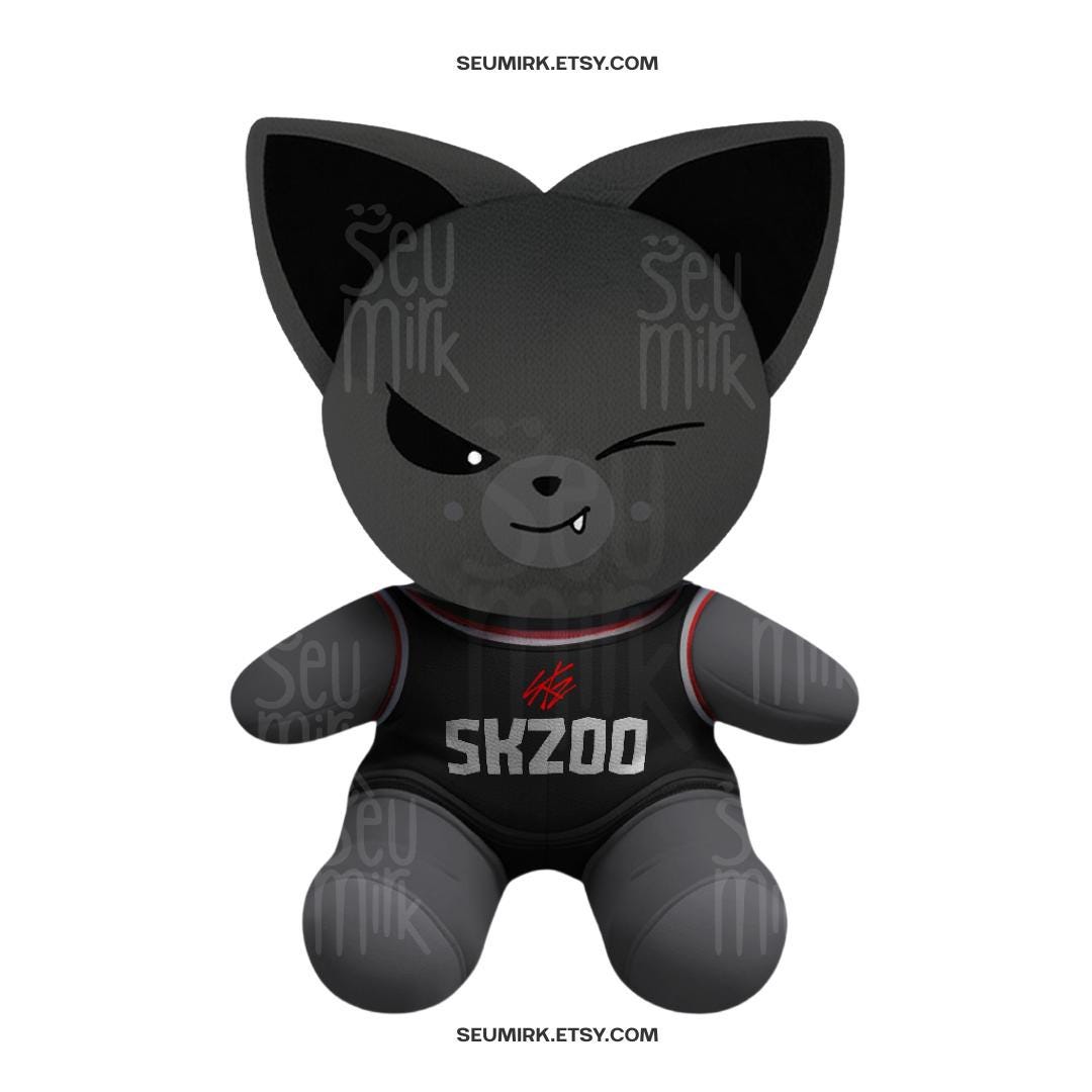 SKZOO Dark Mode Fanmade Foxi.ny 40CM Plushies - Etsy