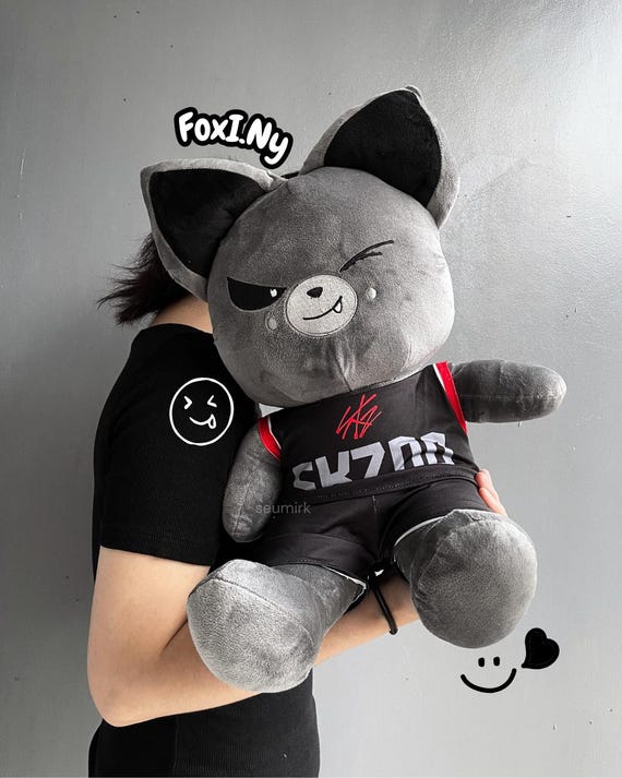 SKZOO Dark Mode Fanmade Foxi.ny 40CM Plushies - Etsy