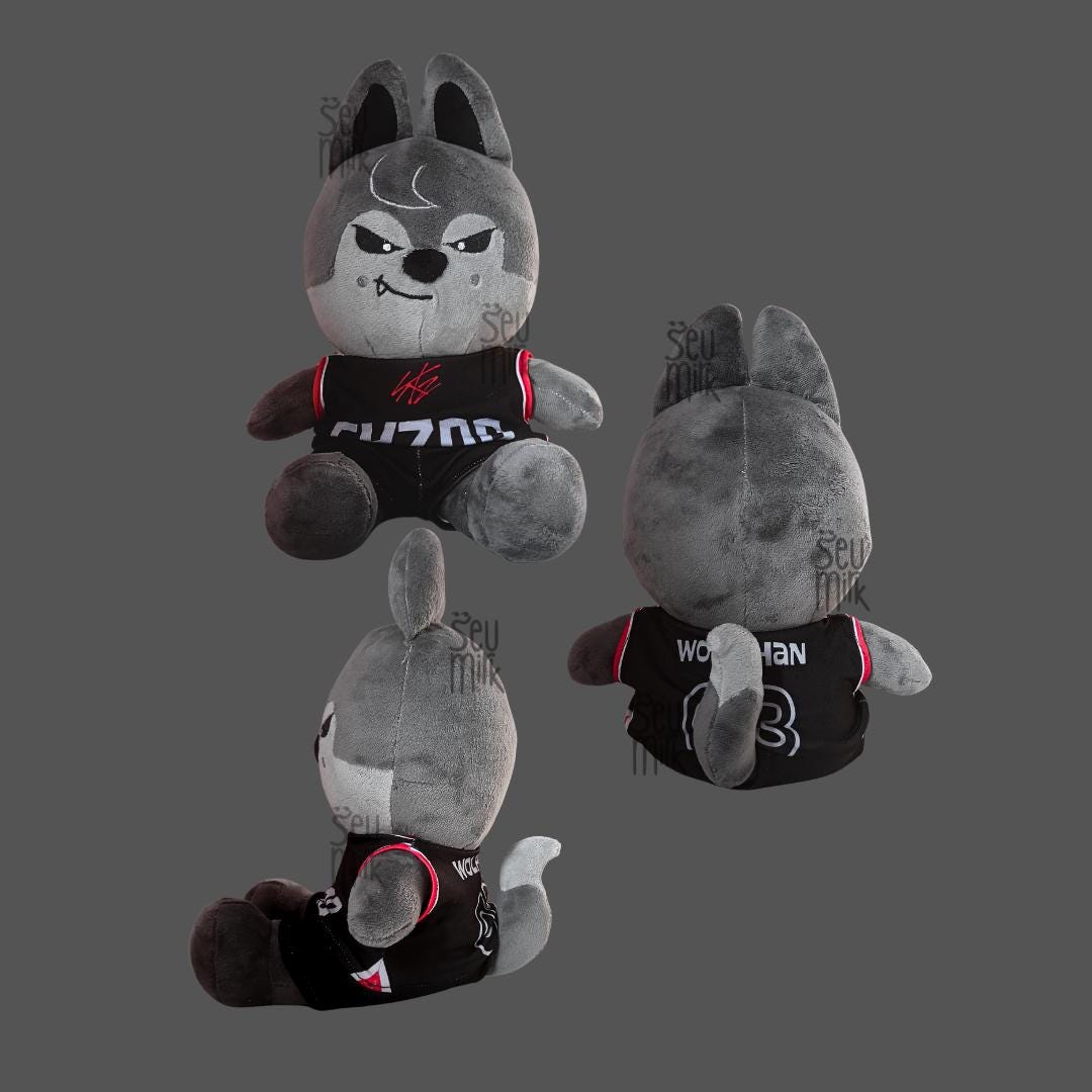 SKZOO Dark Mode Fanmade 3RACHA 40CM Plushies - Etsy