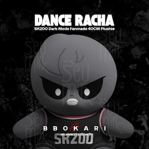 SKZOO Dark Mode Fanmade BbokAri DANCE RACHA 40CM Plushies