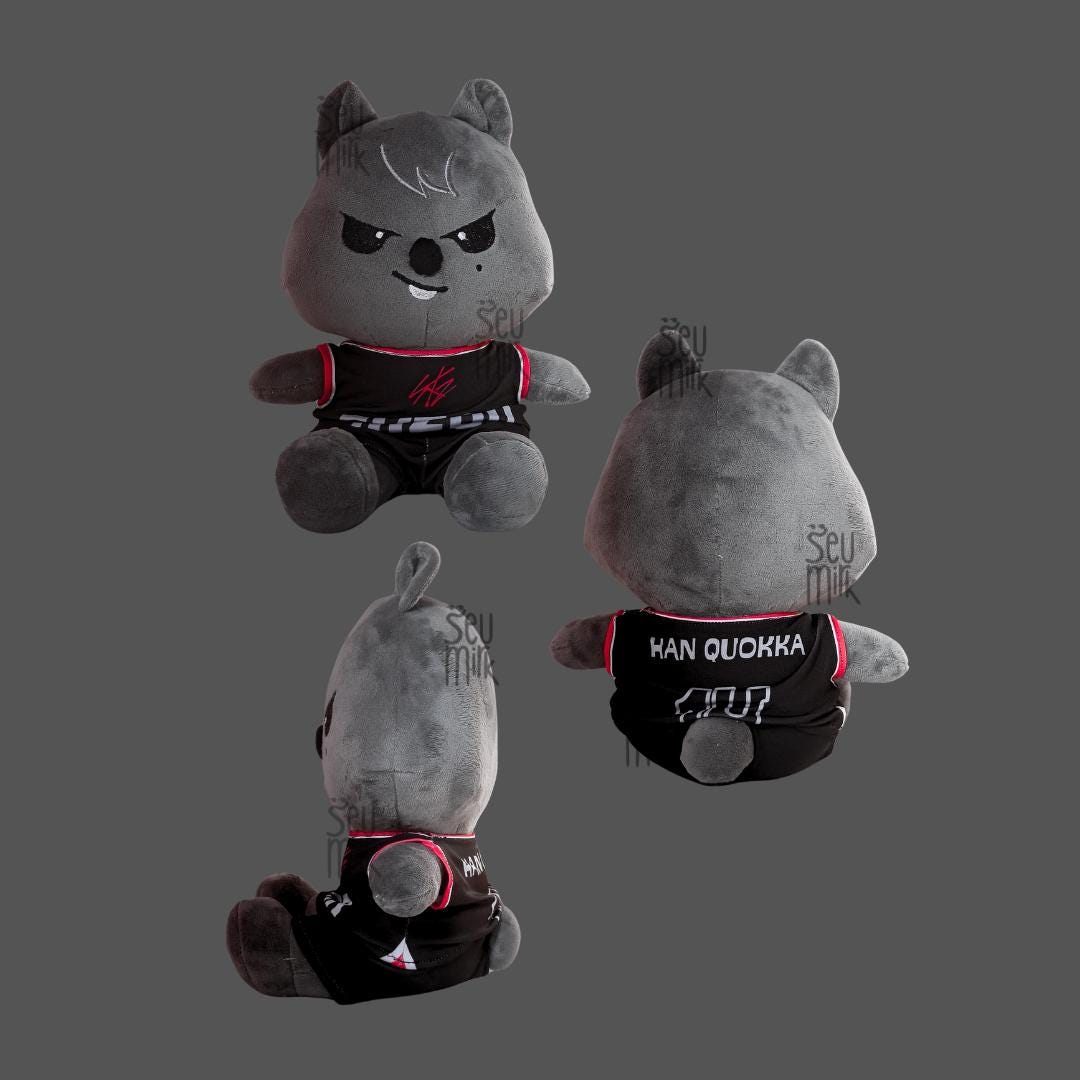 SKZOO Dark Mode Fanmade 3RACHA 40CM Plushies - Etsy